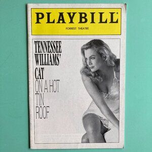 Playbill CAT ON A HOT TIN ROOF KATHLEEN TURNER POLLY HOLLIDAY DANIEL HUGH KELLY